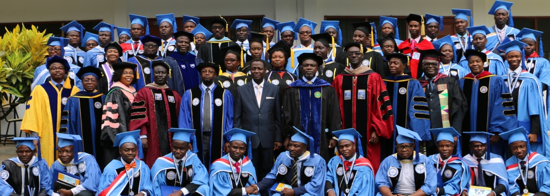 The Platform Party with Graduate Awardees 