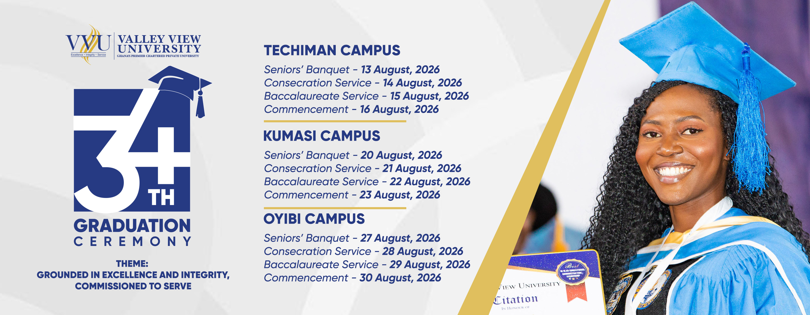 34th Graduation Ceremony Techiman Campus