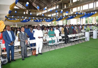 The Congregation Standing To Sing A Hymn